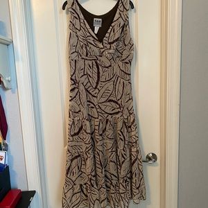 leaf patterned R&M Richards dress - 3 for $30